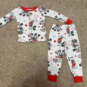Disney Valentine’s Day Toddler Girl PJs